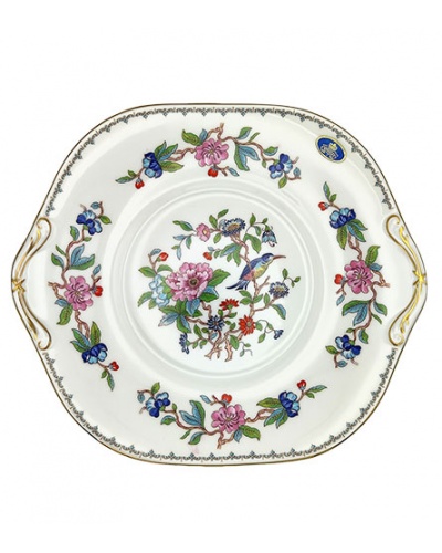 Plat à gâteau carré Pembroke Aynsley